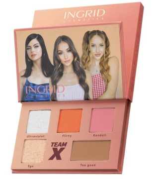 INGRID Team X FLirty Paleta Cieni