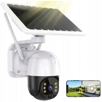 KAMERA SOLARNA ZEWNĘTRZNA OBROTOWA IP WIFI FULL HD
