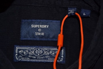Superdry Japan Nowa Koszula Sztruksowa Sztruks L