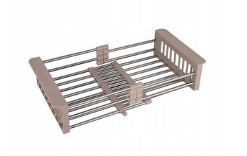 OCIEKACZ KOSZYK DO ZLEWOZMYWAKA BEŻOWY TELESKOPOWY