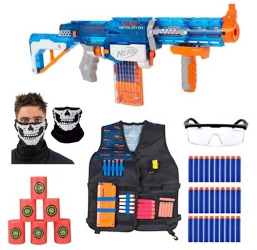 ZESTAW NERF MEGAPACK RETALIATOR +DODATKI