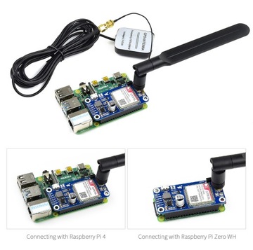 SIM7070G NB-IoT Cat-M GPRS GNSS HAT Raspberry Pi