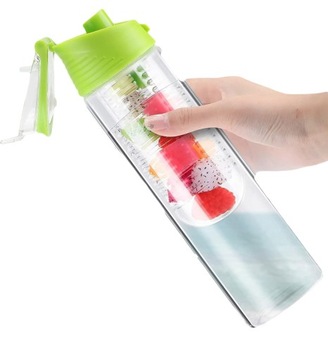 Bidon butelka na wode z wkladem na owoce lod 800ml