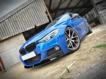 SPOILER DOKŁADKA SPLITER PRZÓD BMW 2012+ F30 F31 M-PAKIET MSP CZARNY POŁYSK