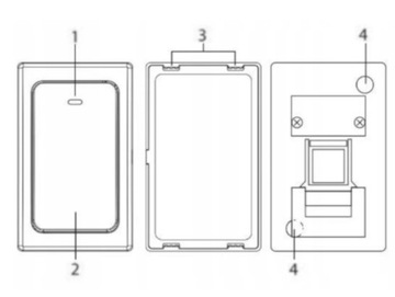 БЕЗБАТАРЕЕВАЯ КНОПКА ДЛЯ РАСШИРЕНИЯ ЗВОНКА ORNO OR-DB-MT-156 ONDO AC