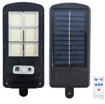 Lampa uliczna 300 W 3020 lm zasilanie solarne