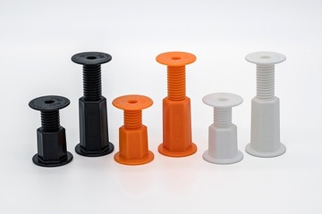 Проставки SPACE-PLUG 30-50мм 25х + сверло БЕЛОЕ