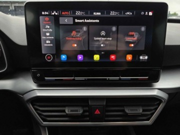 Seat Leon IV Sportstourer 1.5 eTSI (MHEV) 150KM 2021 Seat Leon 1.5TSI 150KM FR DSG Navi System Pakiet ZIMOWY Salon Polska Bezwy, zdjęcie 14