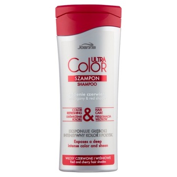 JOANNA ULTRA COLOR SZAMPON ODCIENIE CZERWIENI 200 ml