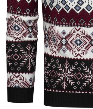 МУЖСКОЙ НОРВЕЖСКИЙ СВИТЕР ДЛЯ ГОЛЬФА С ОЛЕНЯМИ, размер 3XL