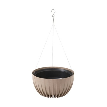 Misa doniczka wisząca 30 cm MIRA eco coffe latte