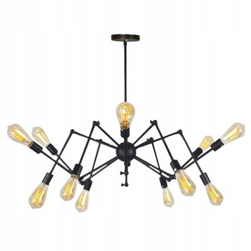 Lampa APP258 sufitowa pająk żyrandol 12 ramion
