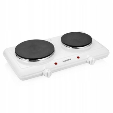 BOMANN ПОРТАТИВНАЯ ЭЛЕКТРИЧЕСКАЯ ПЛИТА С ДВУМЯ КОНФОРМАМИ