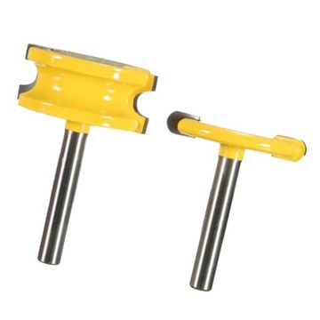 2 X Frezy do przełącznika drewna Flet i koralik Canoe