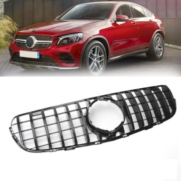 Grill Kühlergrill do MERCEDES GLC X253 C253 15-19 PANAMERICANA schwarzer POLYSK