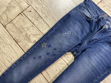 DESIGUAL Spodnie Damskie JEANS rurki IDEAŁ S stretch