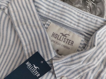 Hollister by Abercrombie - Stretch Oxford Shirt - L -