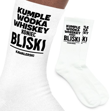 SKARPETY Męskie PREZENT na KAWALERSKI Wzory 39-45