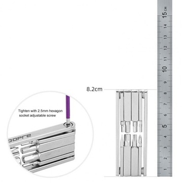 НАБОР ВЕЛОСИПЕДНЫХ КЛЮЧЕЙ Toopre, LIGHT TORX IMBUSES