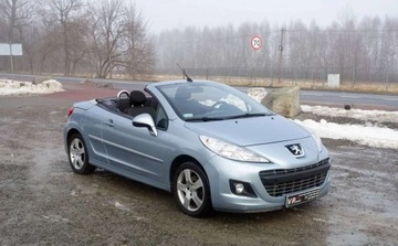 Peugeot 207 CC 1.6 VTi 120KM 2010 Peugeot 207 CC 1.6 120KM Kabriolet Zarejestrowany Klima Grzane fotele 1.6, zdjęcie 2