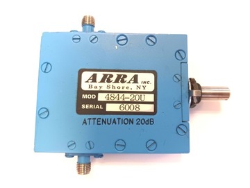 Wojskowy tłumik regulowany ARRA 0-20dB 2-4GHz