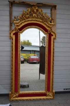 золотое ЗЕРКАЛО ЗАМШЕВОЕ ANGELS CRYSTAL 244X135 sp2/2