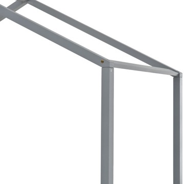 Детская кровать Двухъярусная кровать с горкой серая