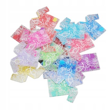 16×ZWIJANA LINKA SMYCZ DO KLUCZY NA IDENTYFIKATO