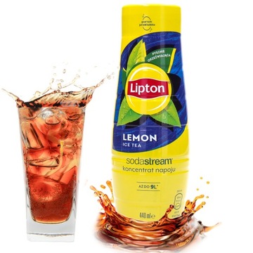 Syrop sok SodaStream Lipton Ice Tea do saturatora wody 9L napoju z 440ml