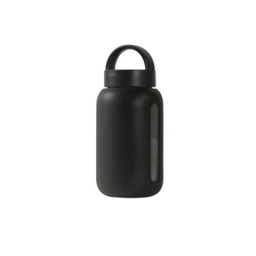 Bink - Szklana butelka na wodę Mini, 500ml - Black