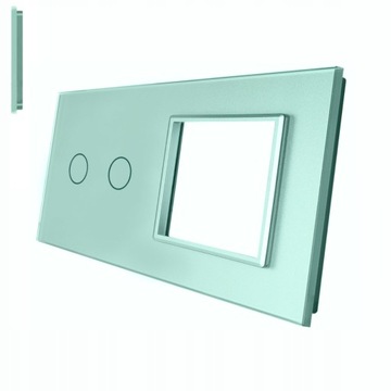 LIVOLO PANEL SZKLANY WŁĄCZNIKA PODW. I GNIAZDA ZI