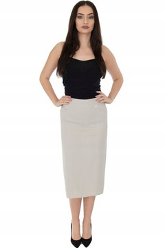 SPÓDNICA BAWEŁNA MAXI KIESZEŃ (38-54) KOLORY r.40