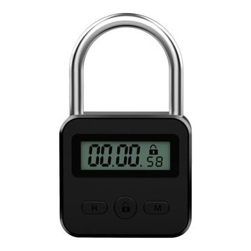 USB перезаряжаемый цифровой таймер блокировки таймер переключатель электронный черный