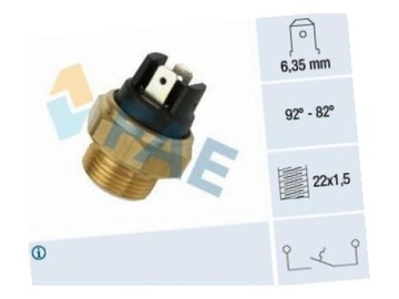 FAE 37320 PŘEPÍNAČ TERMICKÝ VENTILÁTOR CHLADIČŮ