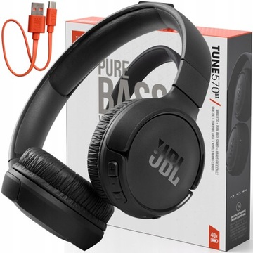 SŁUCHAWKI JBL NAUSZNE BEZPRZEWODOWE BLUETOOTH MIKROFON UNIWERSALNE WYGODNE