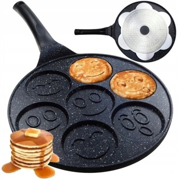PATELNIA DO NALEŚNIKÓW PANCAKES PLACKÓW JAJEK INDUKCJA GAZ 26cm.