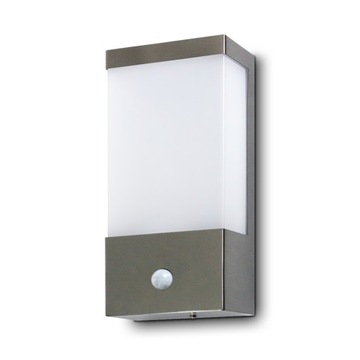 LAMPA ELEWACYJNA KINKIET ZEWNĘTRZNY Z CZUJNIKIEM RUCHU I ZMIERZCHU DO LED