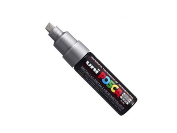 Marker Plakatowy POSCA PC-8K Silver 26 dekoracyjny markery plakatowe