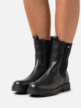 TOMMY JEANS LONG CHELSEA BOOT - Botki 40 AAB