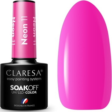Claresa Lakier Hybrydowy Neon 11 5ml