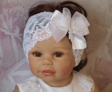 КРУЖЕВНОЕ ОБРУЧЕНИЕ ДЛЯ КРЕЩЕНИЯ, БЕЛОЕ 80