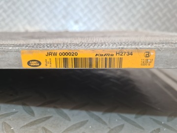 CHLADIČ KLIMATIZACE KLIMA RANGE ROVER III 4.4 V8 L322 ORIGINÁLNÍ JRW00020