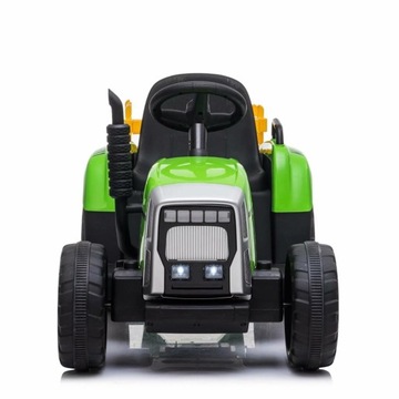 ТРАКТОР С АККУМУЛЯТОРНЫМ ПРИЦЕПОМ 2x ДВИГАТЕЛЯ ПУЛЬТ ДИСТАНЦИОННОГО УПРАВЛЕНИЯ USB СВЕТОВЫЕ МЕЛОДИИ