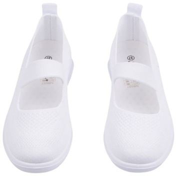 КРОССОВКИ ЖЕНСКИЕ БЕЛЫЕ, АЖУРНЫЕ, СПОРТИВНАЯ ОБУВЬ НА РЕЗИНКЕ, КРОССОВКИ НА ПЛОСКОЙ ПЛОСКОЙ МАТЕ