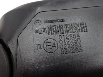 ZRCÁTKO PRAVÉ EVROPA EU 5-PIN ORIGINÁLNÍ MAZDA5 5 II CW 12R