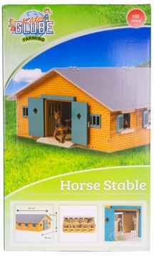 ДЕРЕВЯННАЯ КОНЮШНЯ С 9 БОКСАМИ И ФЕРМОЙ B