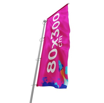 FLAGA 80x300 cm REKLAMOWA FIRMOWA FLAGI REKLAMOWE