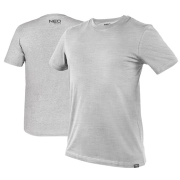 NEO KOSZULKA T-SHIRT SINGLE JERSEY COMFORT SZARA CE 81-656 ROZMIAR M/50