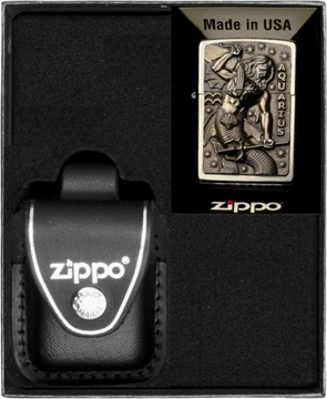 Zestaw ZIPPO ZODIAC AQUARIUS wodnik prezentowy*nr3