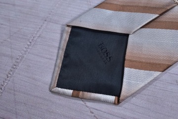 HUGO BOSS Krawat 100% Silk Jedwabny